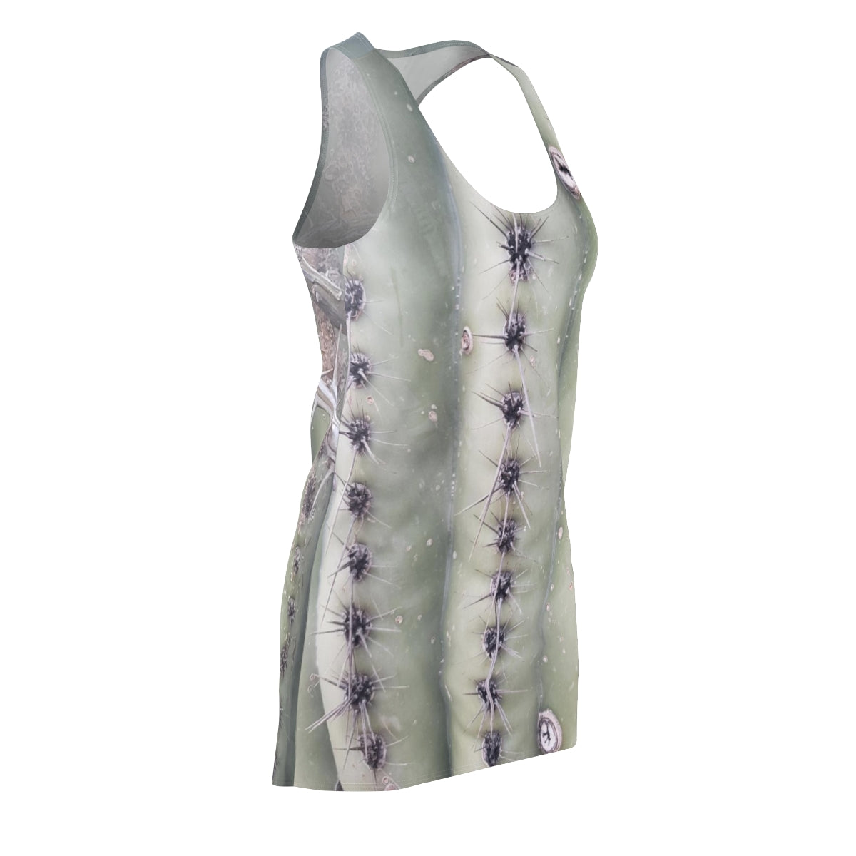 side view of the Saguaro & Ocotillo racerback dress