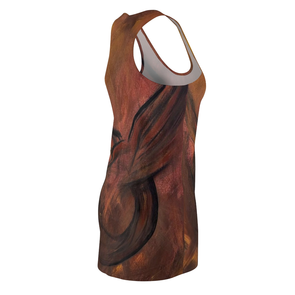 side view of the Moment of Rebellion racerback dress