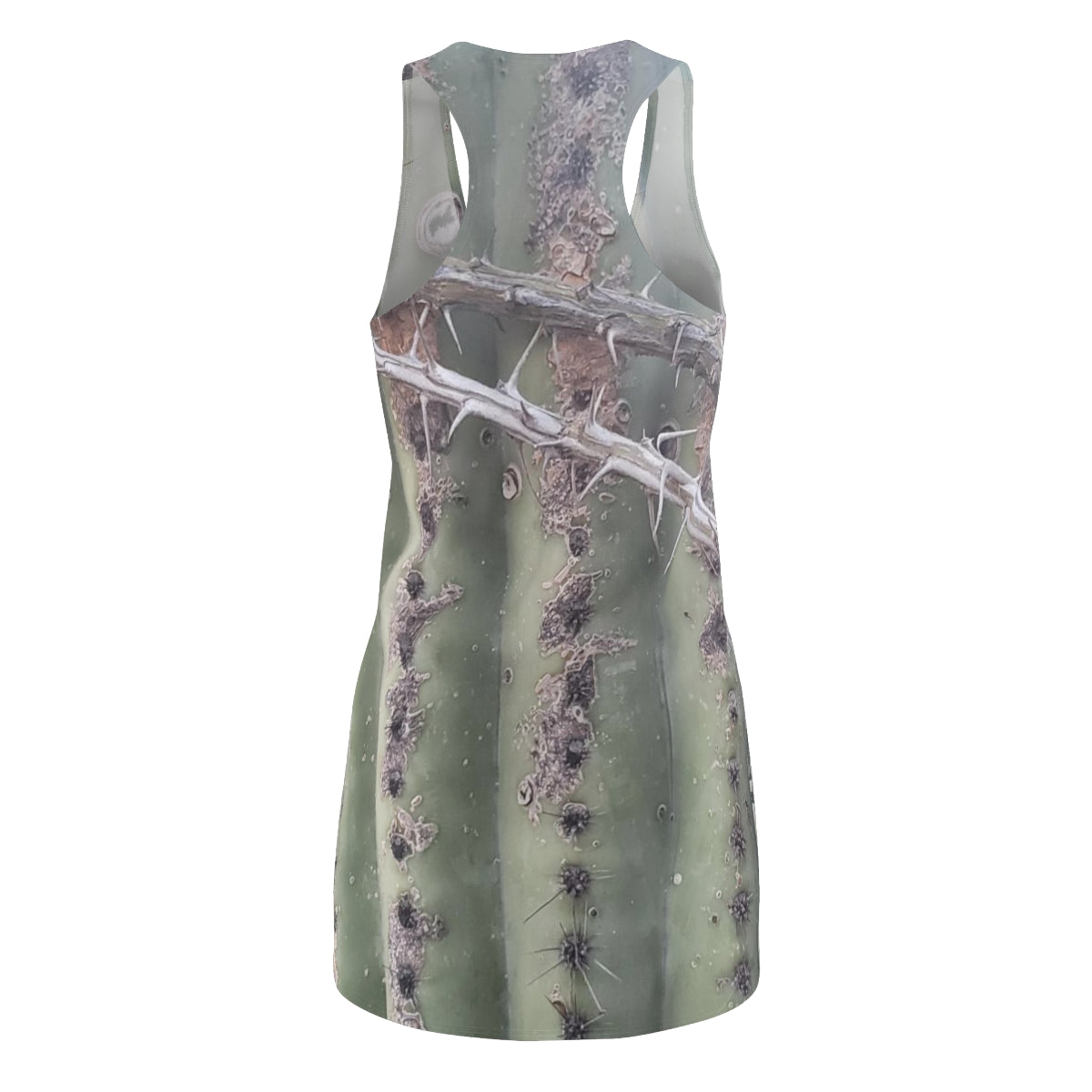 rear view of the Saguaro & Ocotillo racerback dress