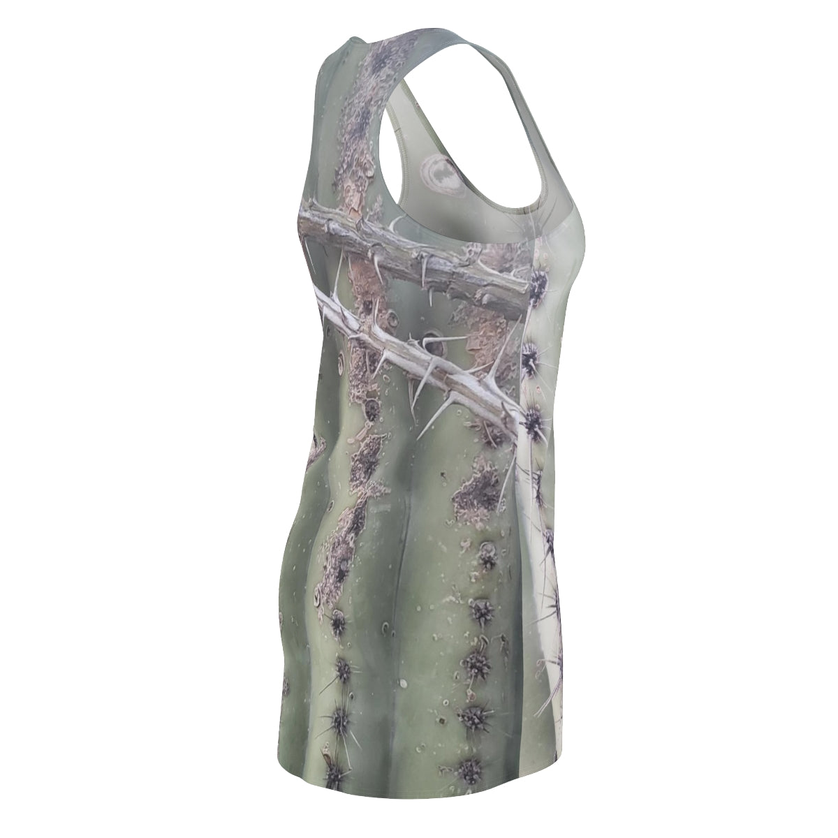 side view of the Saguaro & Ocotillo racerback dress