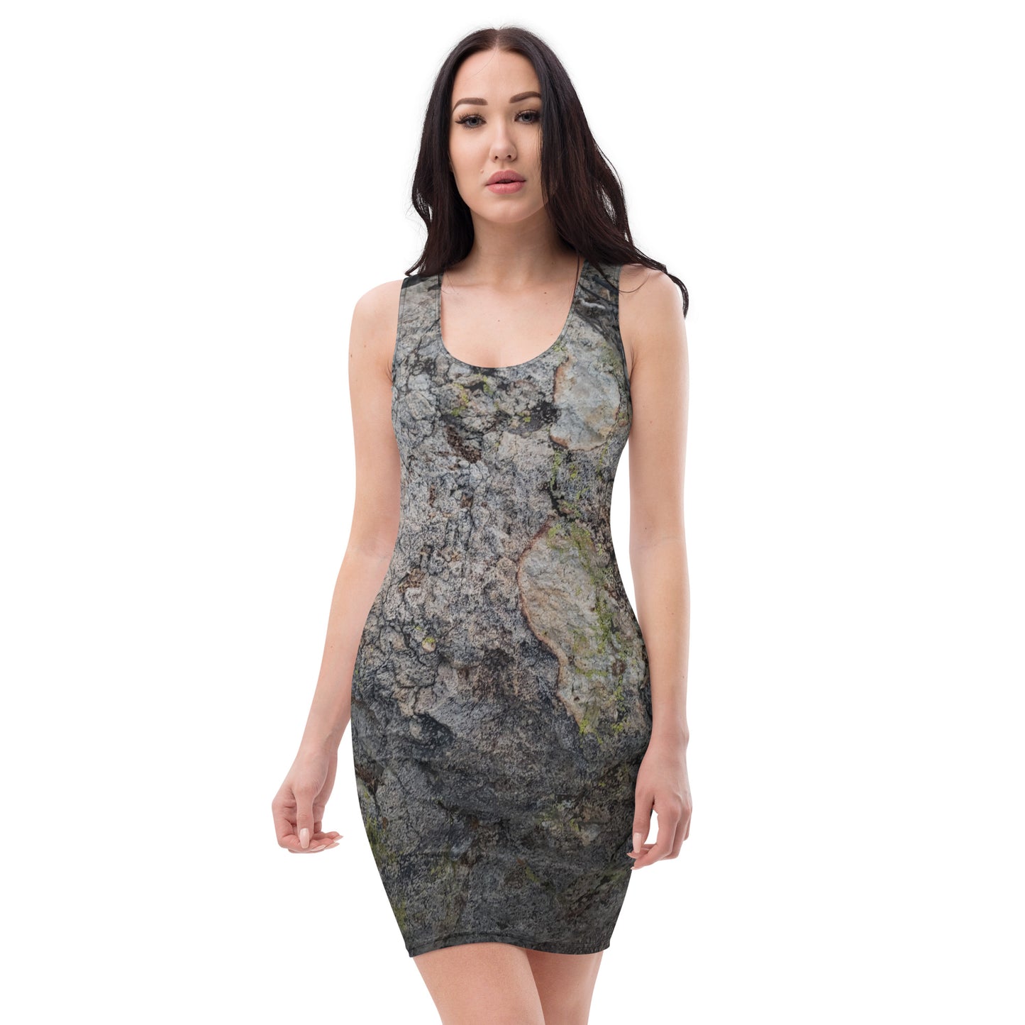 a person wearing the Rock Racerback Dress