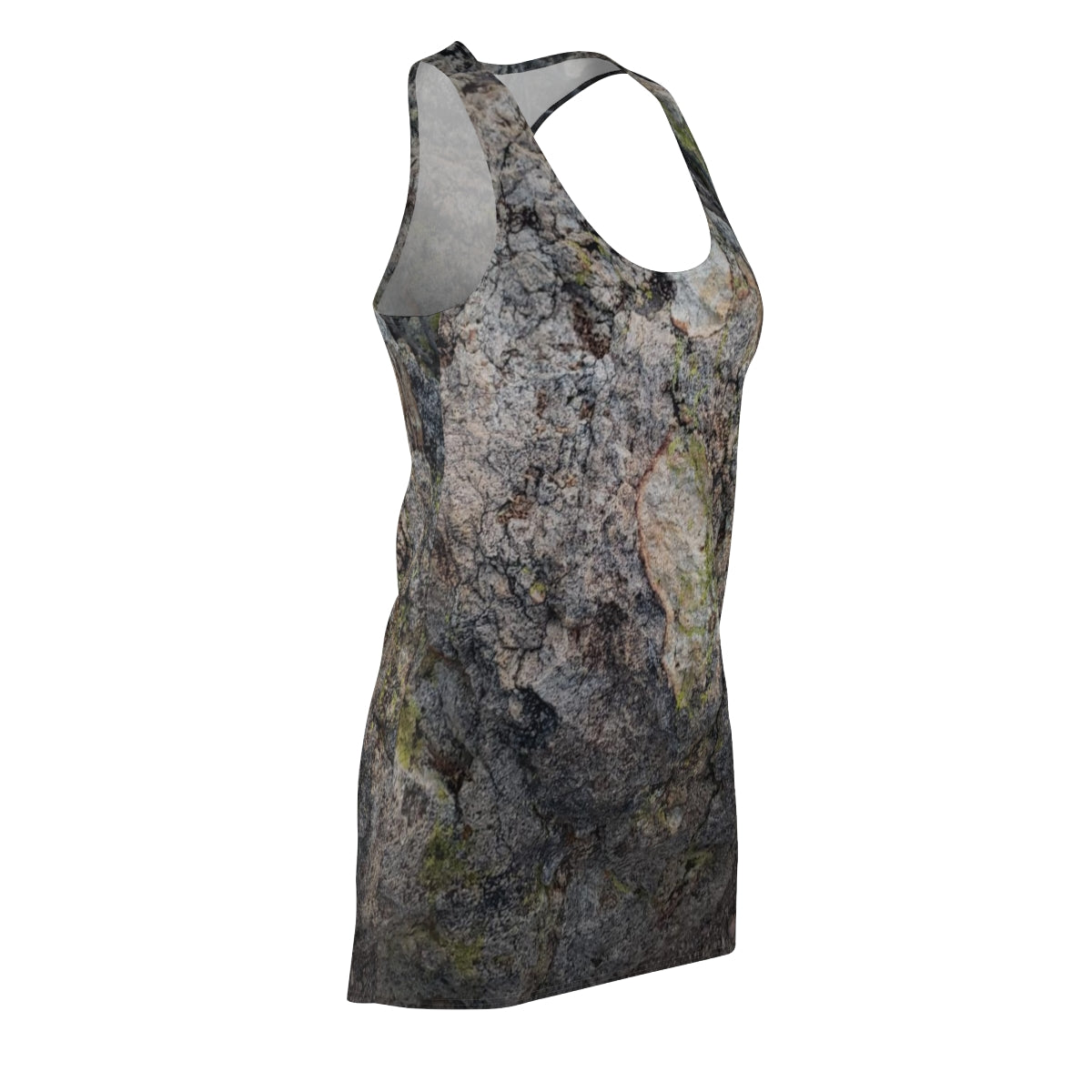 side view of the Rock racerback dress
