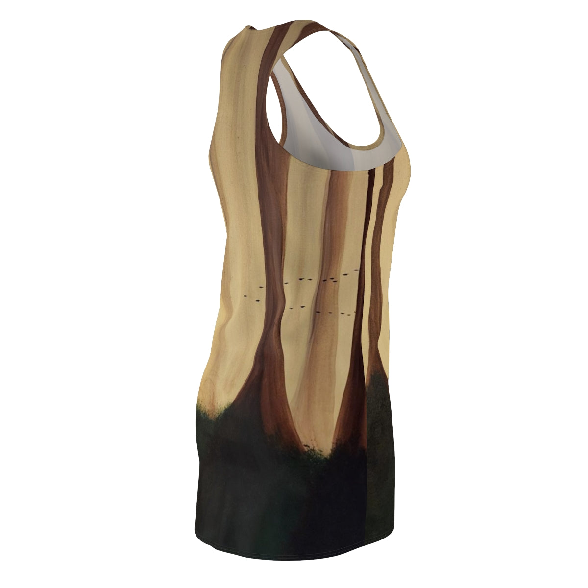 side view of the Long Shadows racerback dress