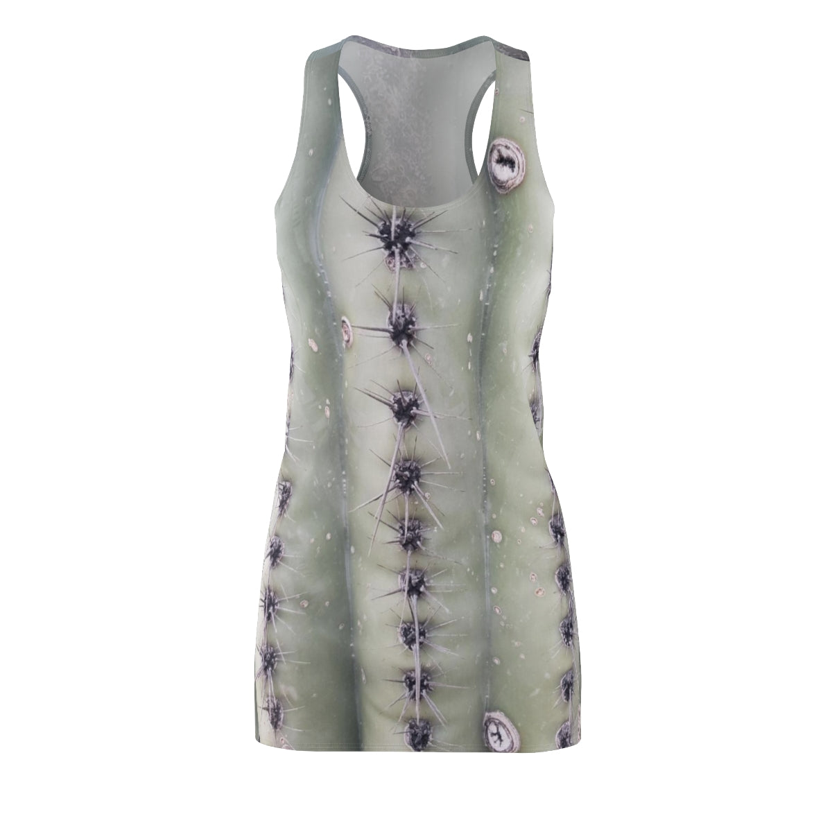 front view of the Saguaro & Ocotillo racerback dress