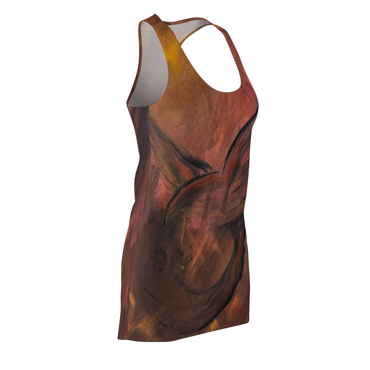 side view of the Moment of Rebellion racerback dress